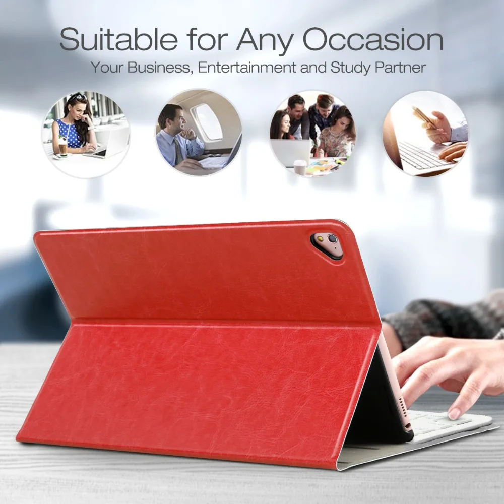Клавиатура Чехол подходит для iPad Air 1 2 iPad 9," 5th 6th Gen A1566 A1567 A1474 A1475 A1476 A1822 A1823 A1893 A1954
