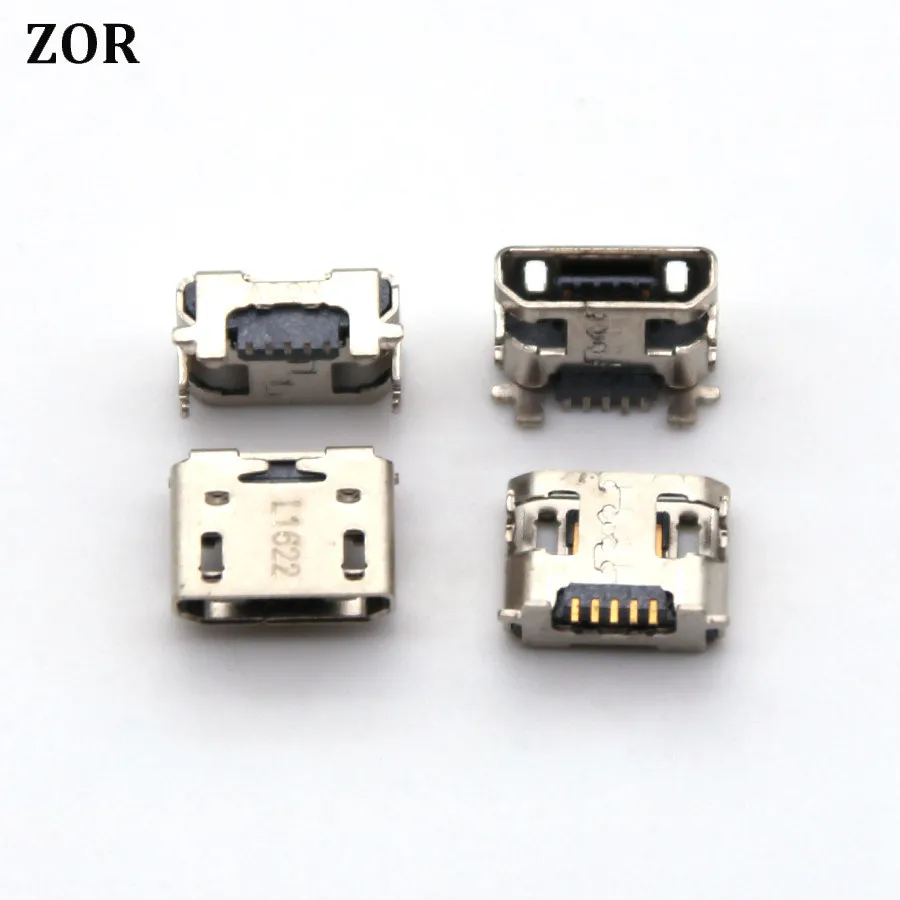 1PCS Mini Micro USB Charging Port Connector Socket Power Plug 5pin Female Repair Parts For LISTING 2X Verizon Ellipsis 8 | Мобильные