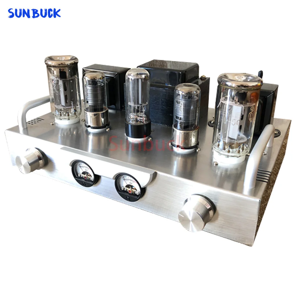 Sunbuck маленький 300B 6J8P FU50 5U4C ламповый усилитель звука мощности аудио DIY kit с дисплеем