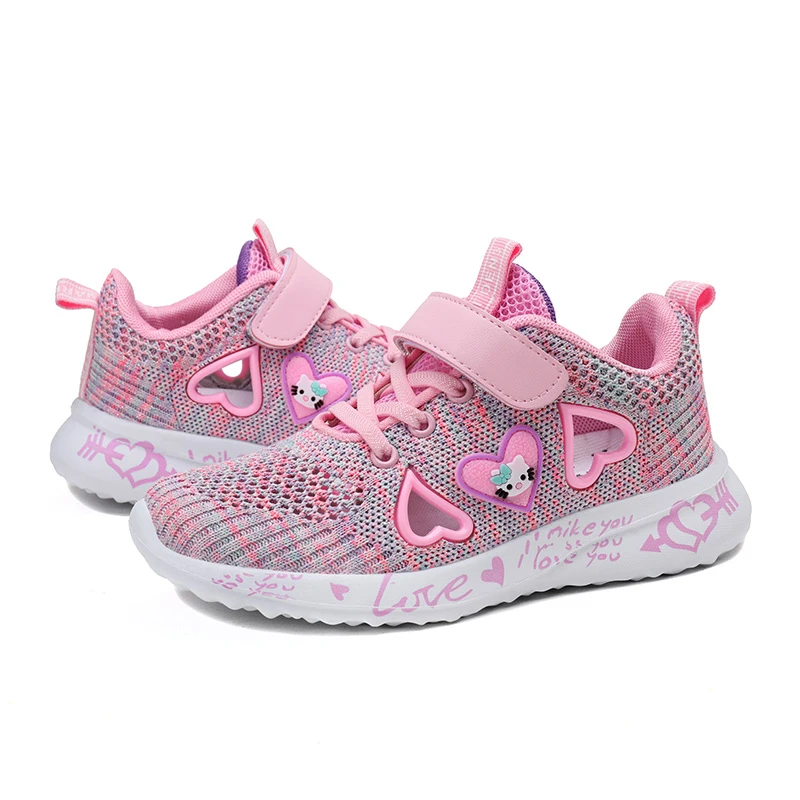 Детская обувь для девочек модные кроссовки детская спортивная тенниса удобная