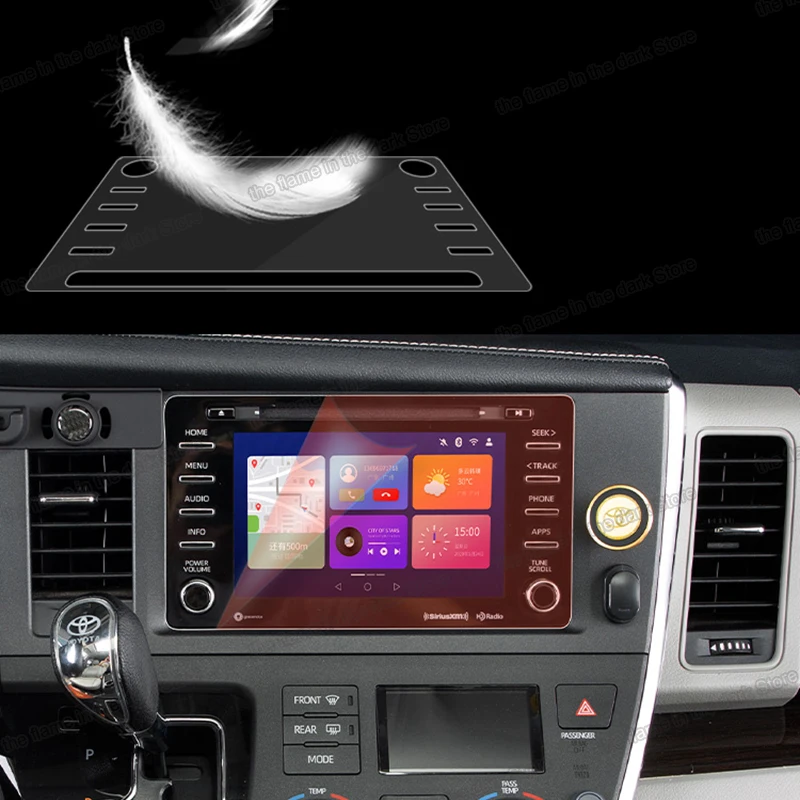 Прозрачная пленка Lsrtw2017 из ТПУ с защитой от царапин для навигатора Gps экрана