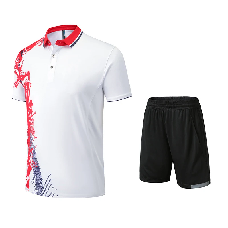 

New Tennis Sports Shirts Men Women Quick Dry Table Tennis Suit Running Shirt Fitness Badminton Kits