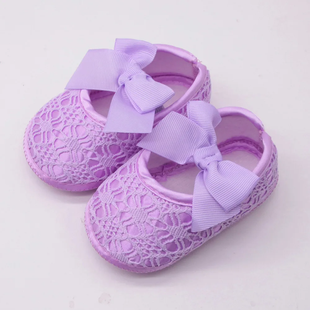 

Children Baby Shoes Newborn Infant Baby Girl Soft Crib Shoes Infants Sneaker Soft Soled Non-slip Bowknot Footwear Scarpe Neonat