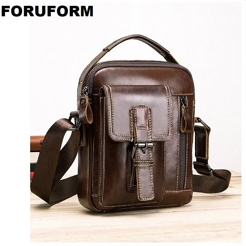 

Модная повседневная мужская сумка через плечо, мужская сумка из натуральной кожи, мужские сумки-мессенджеры, однотонные мужские сумки
