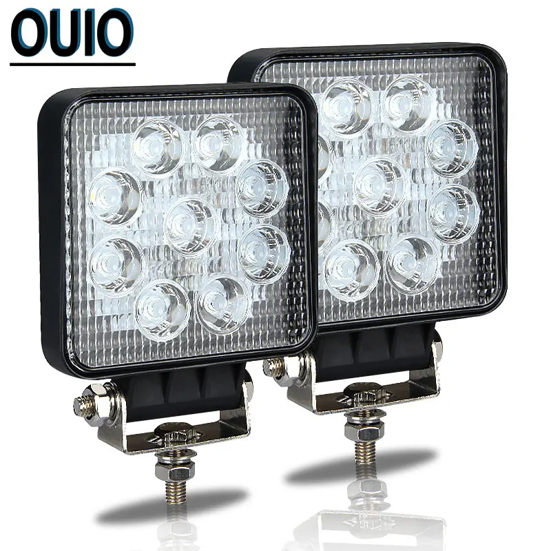 27 Вт 4 дюйма светодиодный рабочий светильник бар Квадратные Точечный для