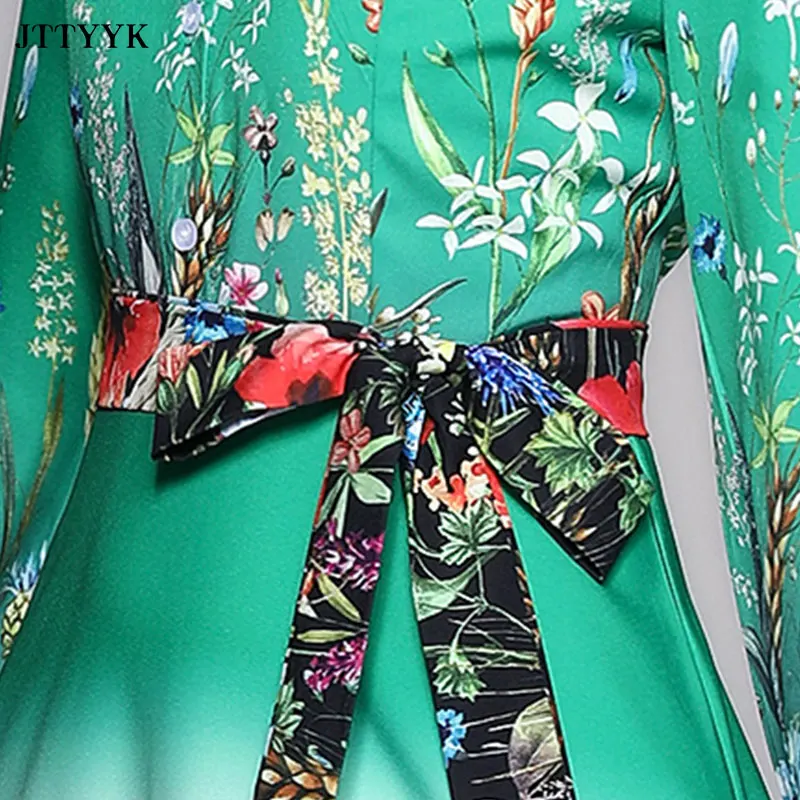 

Long-Sleeved Chiffon Dress Spring Summer 2021Women Fashion Casual Maxi Long Dresses Elegant Print Boho Dresses Vestido Sundress