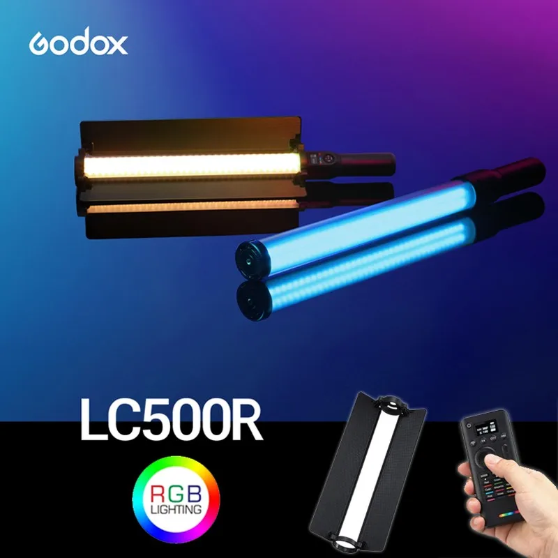 Godox LC500R 2500K 8500K двухцветный полноцветный RGB светодиодный светильник световые