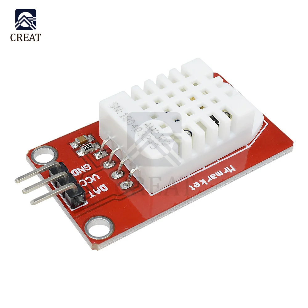 

Модуль цифрового датчика температуры и влажности AM2302 DHT22 для Arduino R3, емкостный модуль датчика влажности