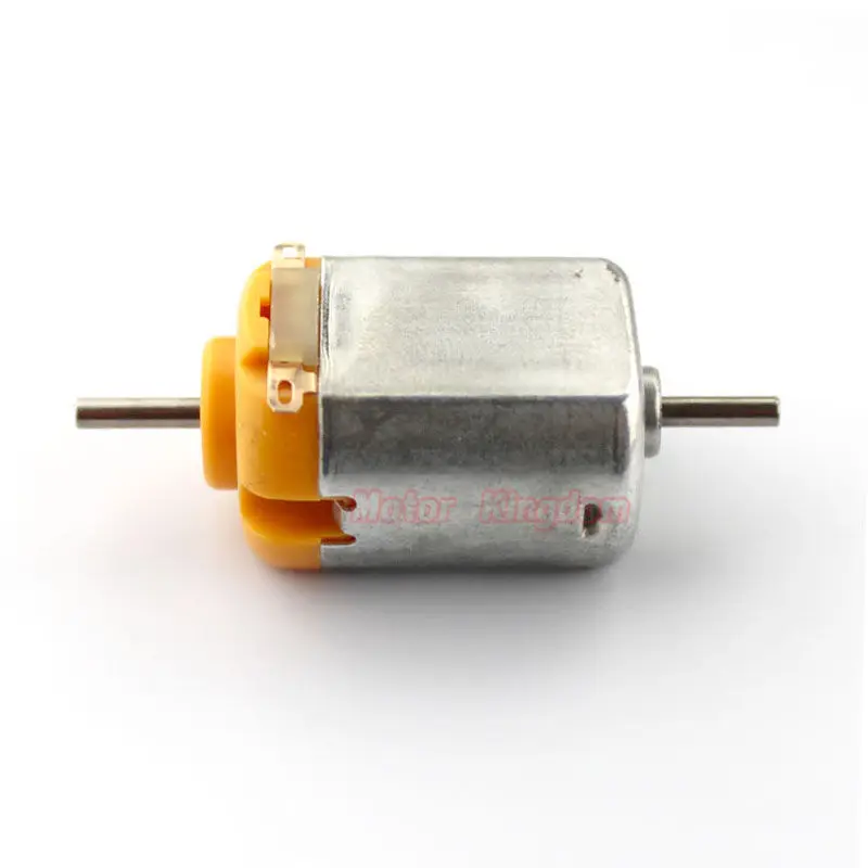 Микро 15 мм * 20 Электрический двигатель двойной вал 2 осевой DC 1 5 V 6V 3В 11000 об/мин DIY