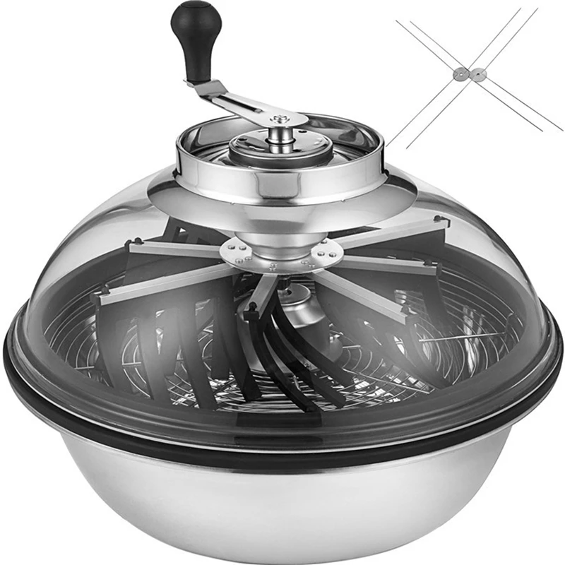 

24 inch fruit tree hydroponic bowl-shaped leaf trimmer stainless steel leaf sprout trimmer rotary drum lawn mower