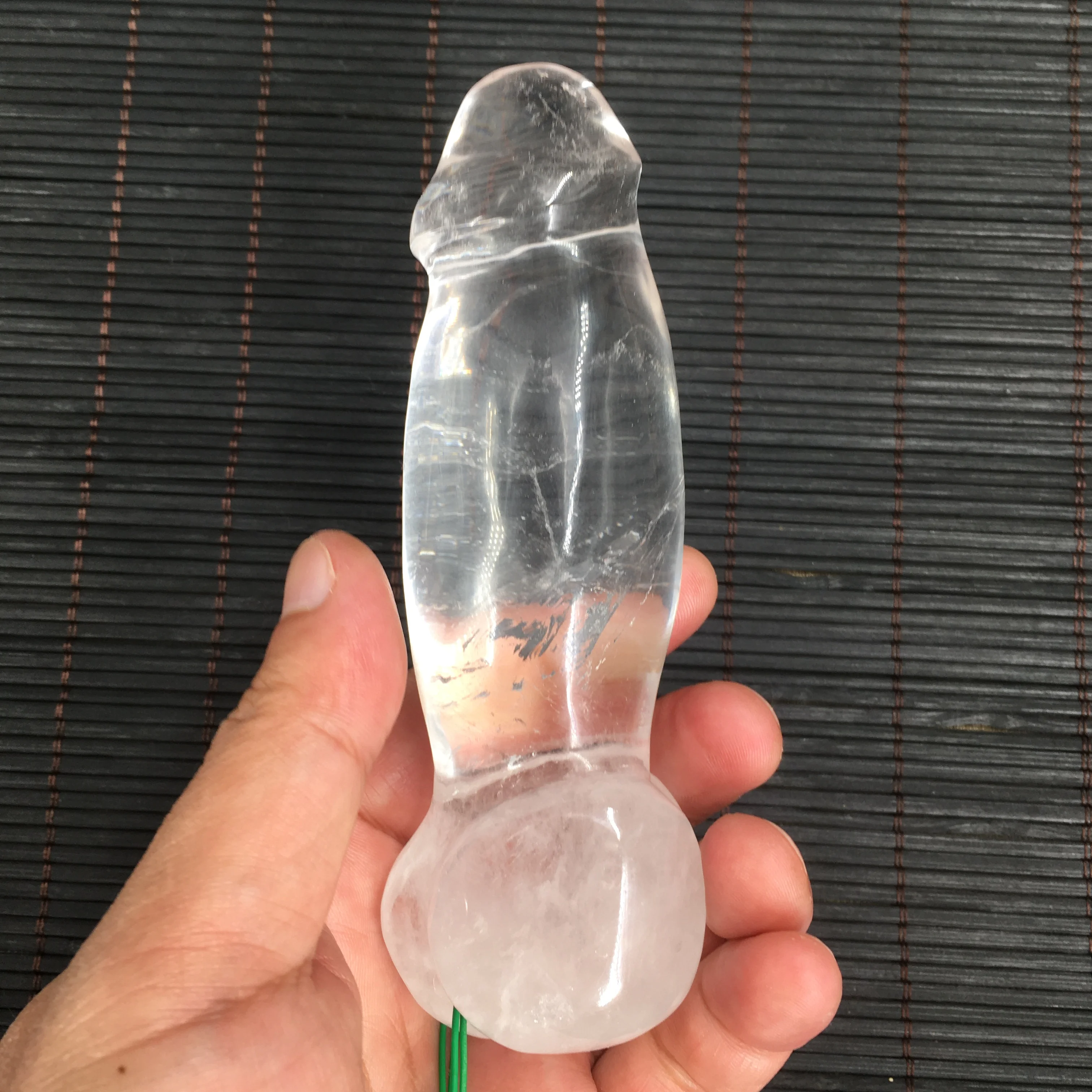NATURAL quartz Crystal Carved Powerful Dick/the penis worship T6 | Дом и сад