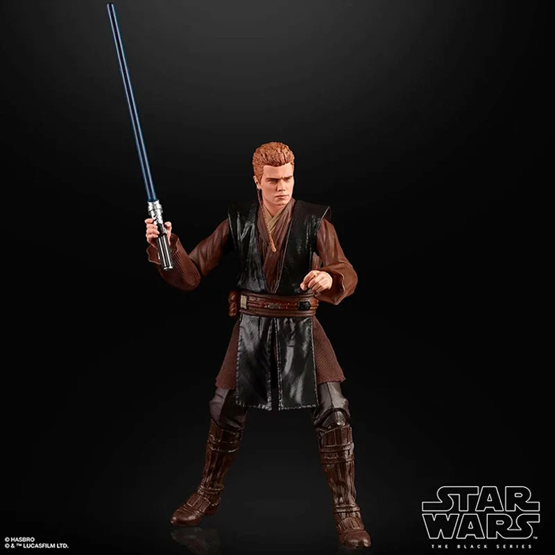 

Original Hasbro Star Wars Anakin Skywalker The Black Series Colllection Anime Action Figures Model Birthday Gift Adult Kids Toys