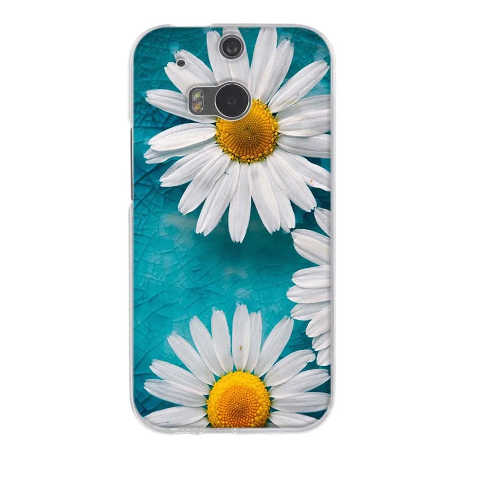 7 Чехол для htc One M8 M8s, чехол, мягкий чехол из ТПУ с узором для htc One M8 M8s, силиконовый чехол для htc One M8, защитные оболочки - Цвет: 7