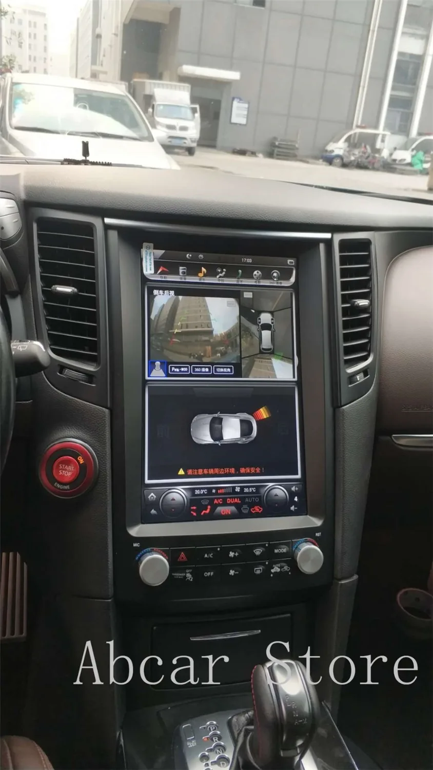 12 1 ''Tesla стиль Android 9 0 автомобильный dvd плеер GPS навигация для infiniti G G25 G35 G37 стерео