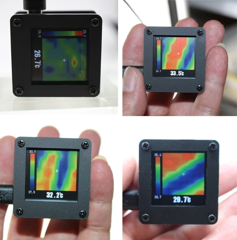 

Infrared Thermal Imager Handheld Thermograph Camera Temperature Sensor Infrared Thermal Imager Thermal Imagers R7UB