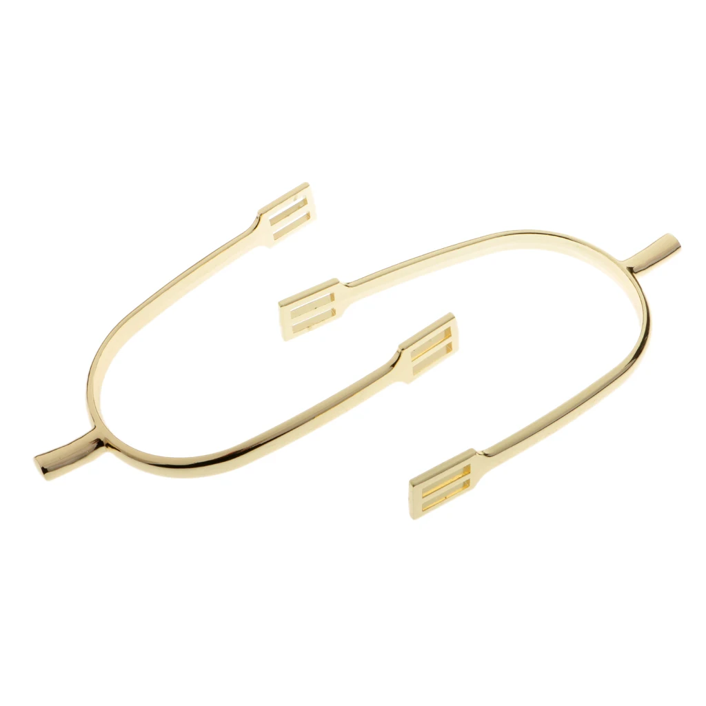 

1 Pair Zinc Alloy Horse Equestrian Horse Riding for Men Golden Silver