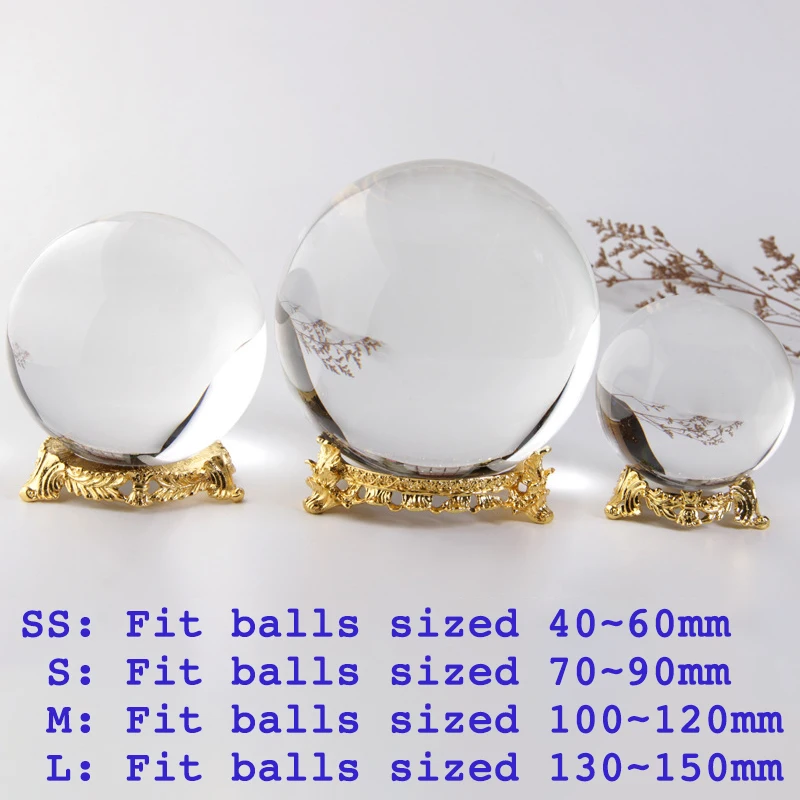 Металлическая Хрустальная стеклянная линза подставка для дисплея гадания