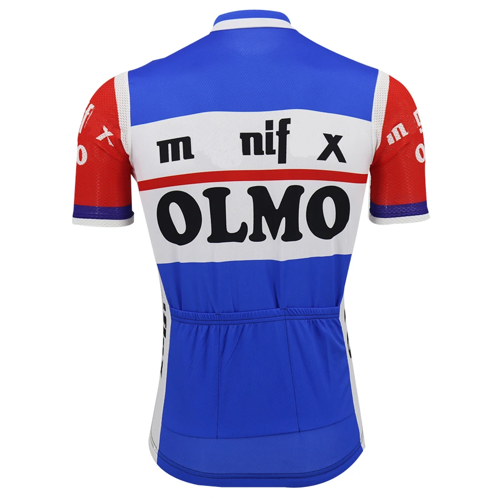 Веломайка OLMO мужская с коротким рукавом Триатлон синяя одежда для езды на