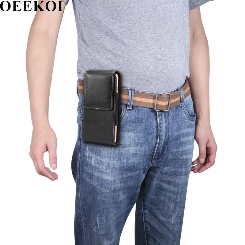 Чехол OEEKOI из искусственной овчины с зажимом для ремня чехол Elephone U Pro/U/S8/P8