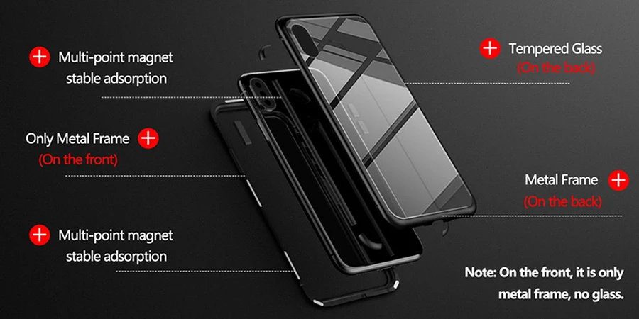 Металлический магнитный адсорбционный чехол для Xiao mi Red mi K20 Pro, двойное закаленное стекло, полный магнит, чехол s mi 9T Pro, чехол с подушкой безопасности s Global