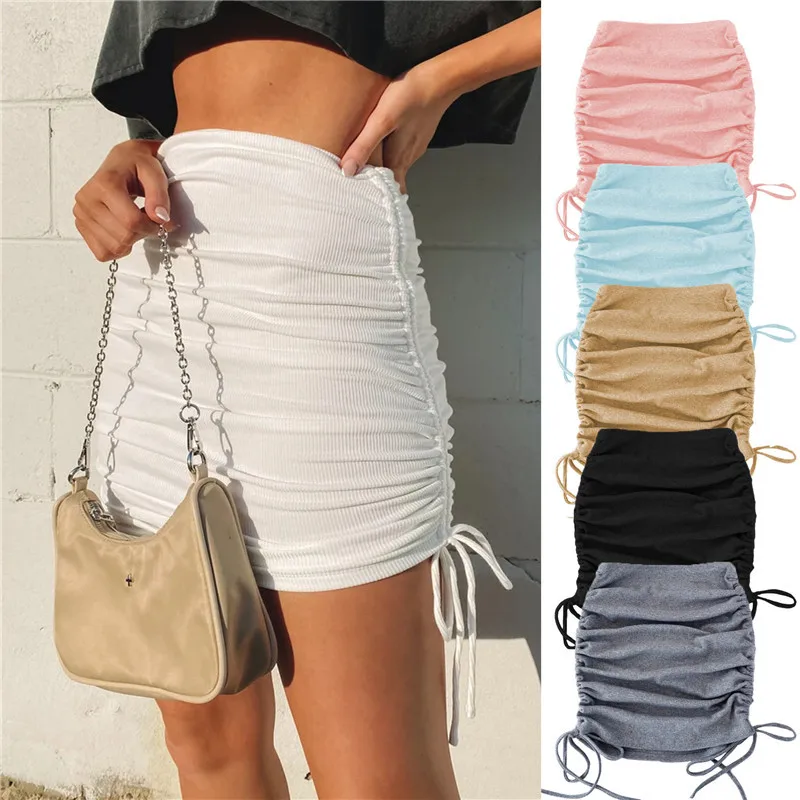 

Skirts Womens Summer 2022 Sexy Skirt Korean Fashion Clothing Wrap Skirts Pencil Skirt