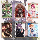 Настенный постер с изображением манги из аниме аррыцари, Angelina Gummy, jessica lappland, подвесной свиток из массива дерева с рисунком на холсте