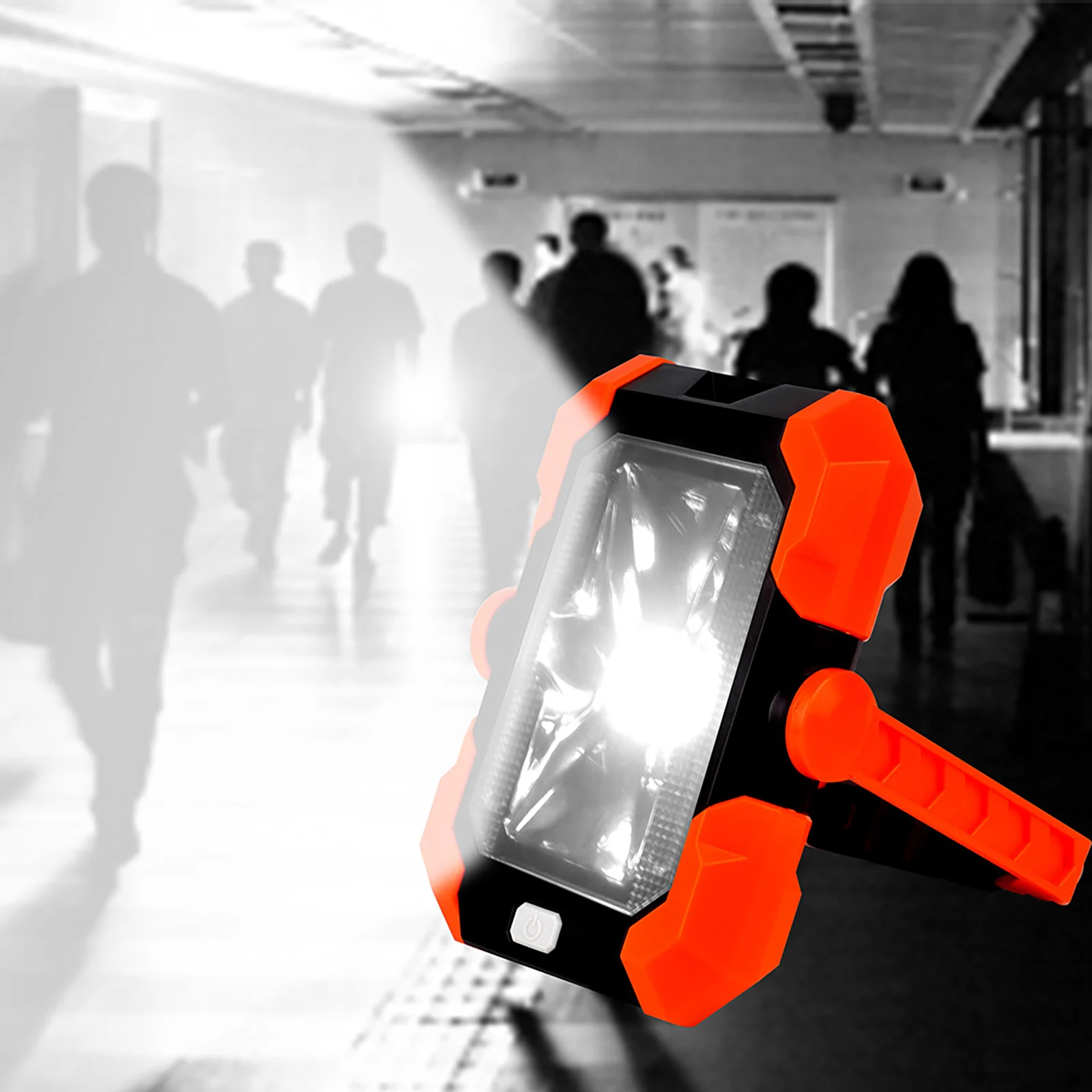 구매 DC 5V 태양 작업 조명 야외 캠핑 긴급 울트라 얇은 통합 다기능 휴대용 홍수 조명