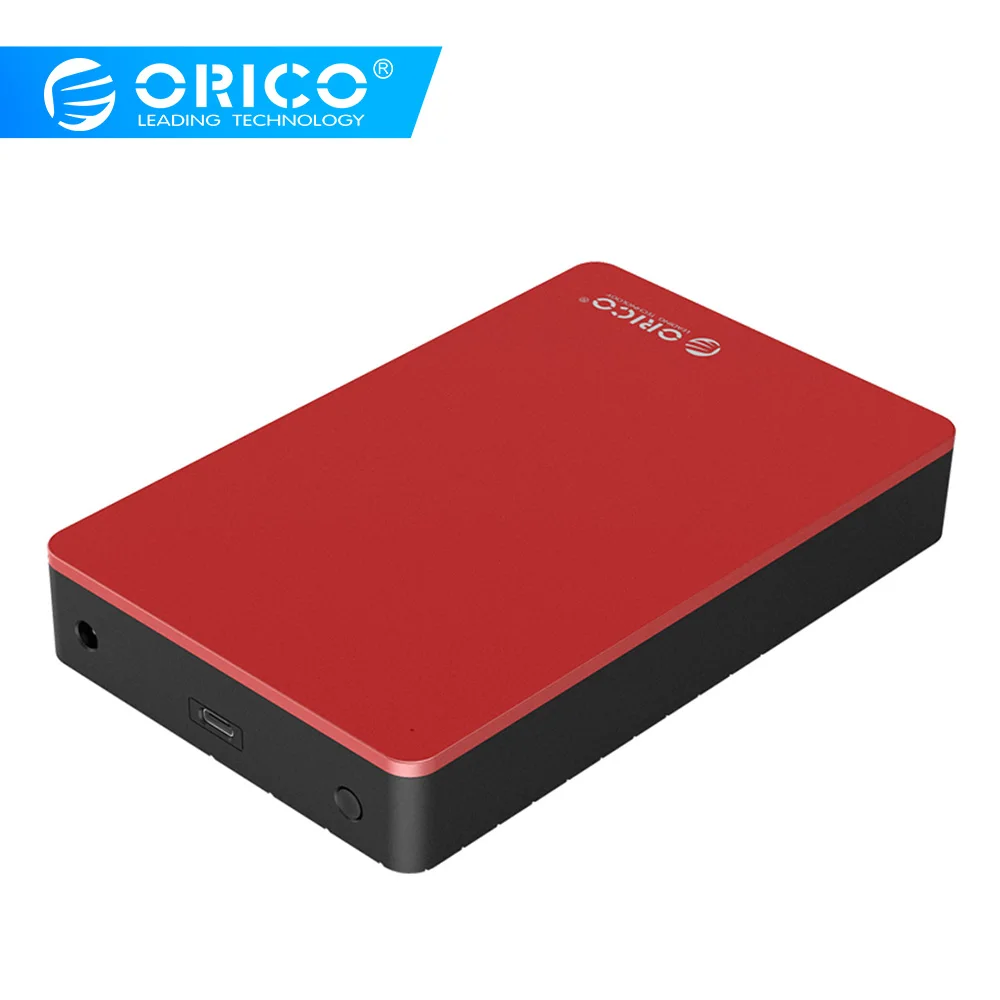 ORICO 3.5 inch Type-C HDD Case Aluminum SATA to USB C External Hard Drive Enclosure For 8TB SSD With 12V Power Adapter | Компьютеры и