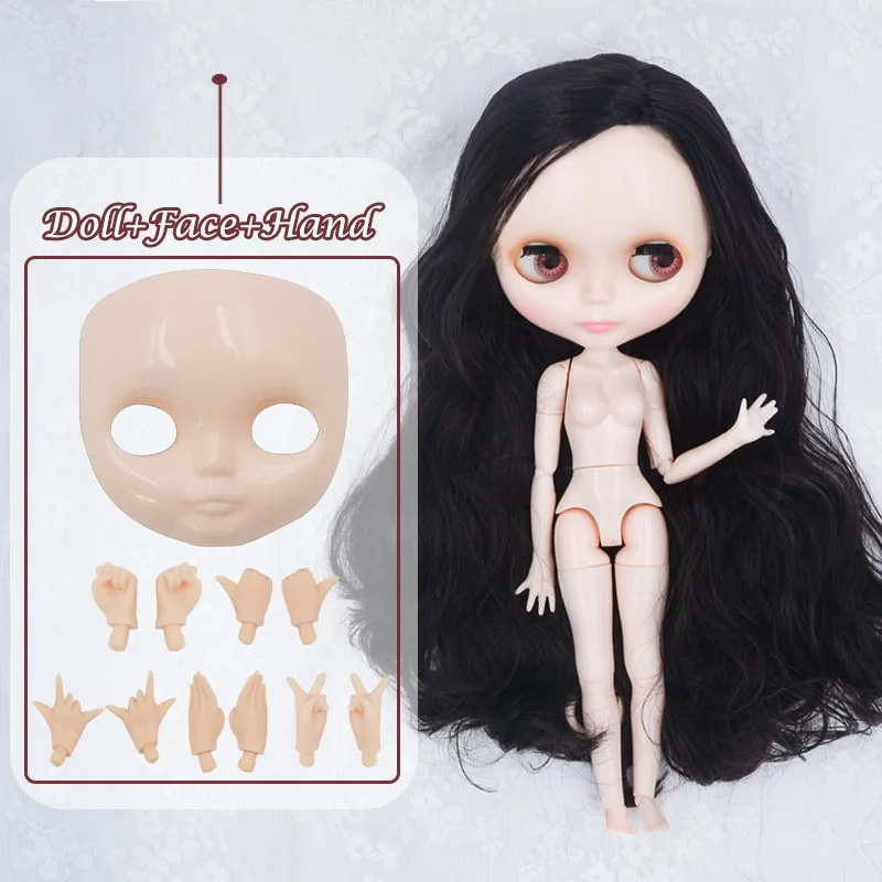 Neo Blyth кукла NBL Заказная блестящее лицо, 1/6 BJD шарнирная кукла Ob24 кукла Blyth для девочки, игрушки для детей FHNBL23 - Цвет: FHNBL19