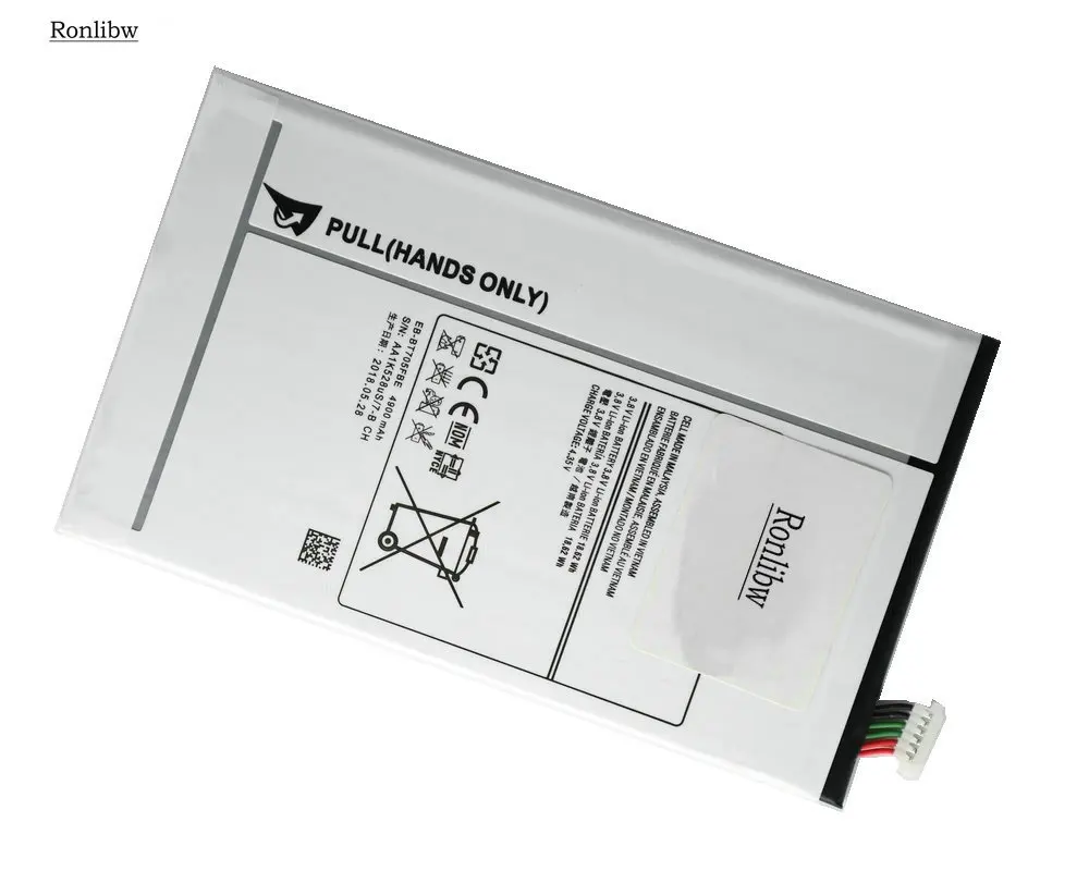 4900 мАч сменный EB-BT705FBE для планшета samsung Galaxy Tab S 8 4 SM T700 T705 | Мобильные телефоны и