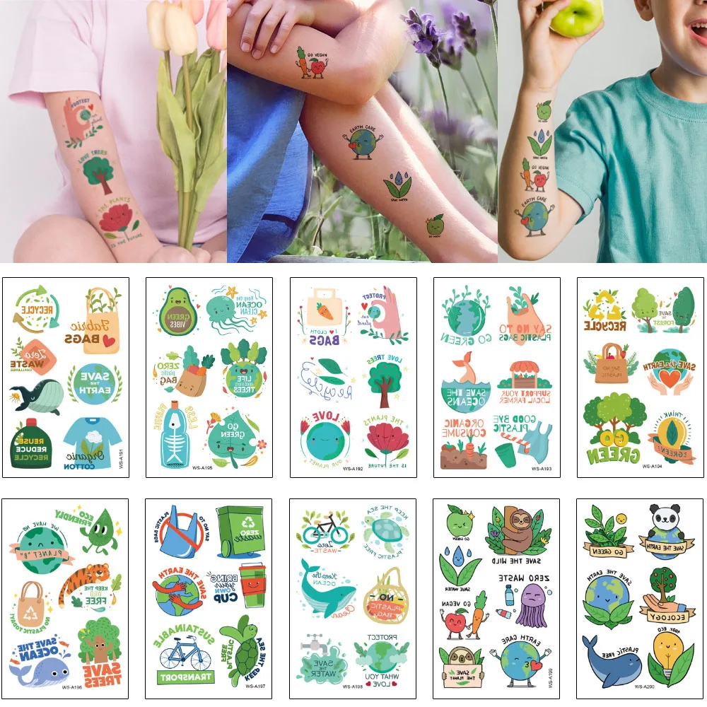 12x7 6 см мультяшный милый дизайн татуировки для женщин мужчин детей футбола