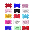 2 шт.лот именные таблички для собак, персонализированные алюминиевые бирки для щенков, котят, бирка для ошейника, можно выбрать имя шрифта, тел. секса