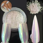 0,2 гбаночки Aurora Хамелеон порошок для ногтей супер мелкая зеркальная Пыль для ногтей Радужная пудра для ногтей Aurora