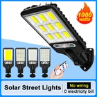 Уличная лампа на солнечной батарее, 3 режима, 1000 Вт