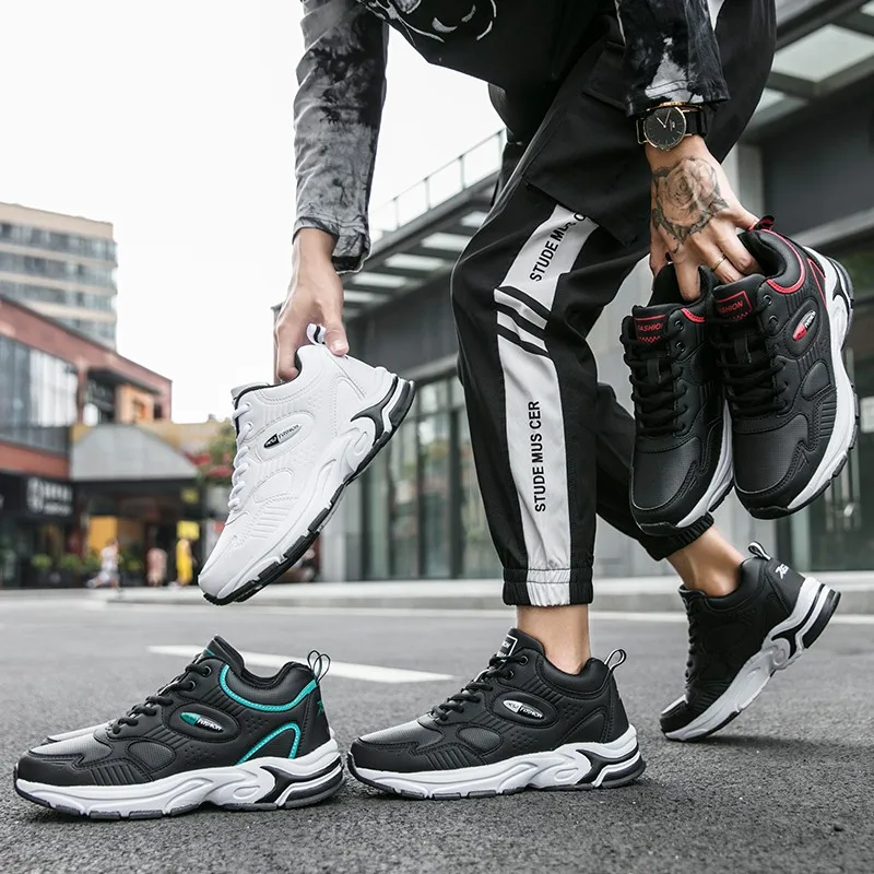 

2020 Spring And Autumn New Sports Shoes Men's Shoes Outdoor Hiking Comfortable And Breathable Men's Shoes Non-slip Running Shoes