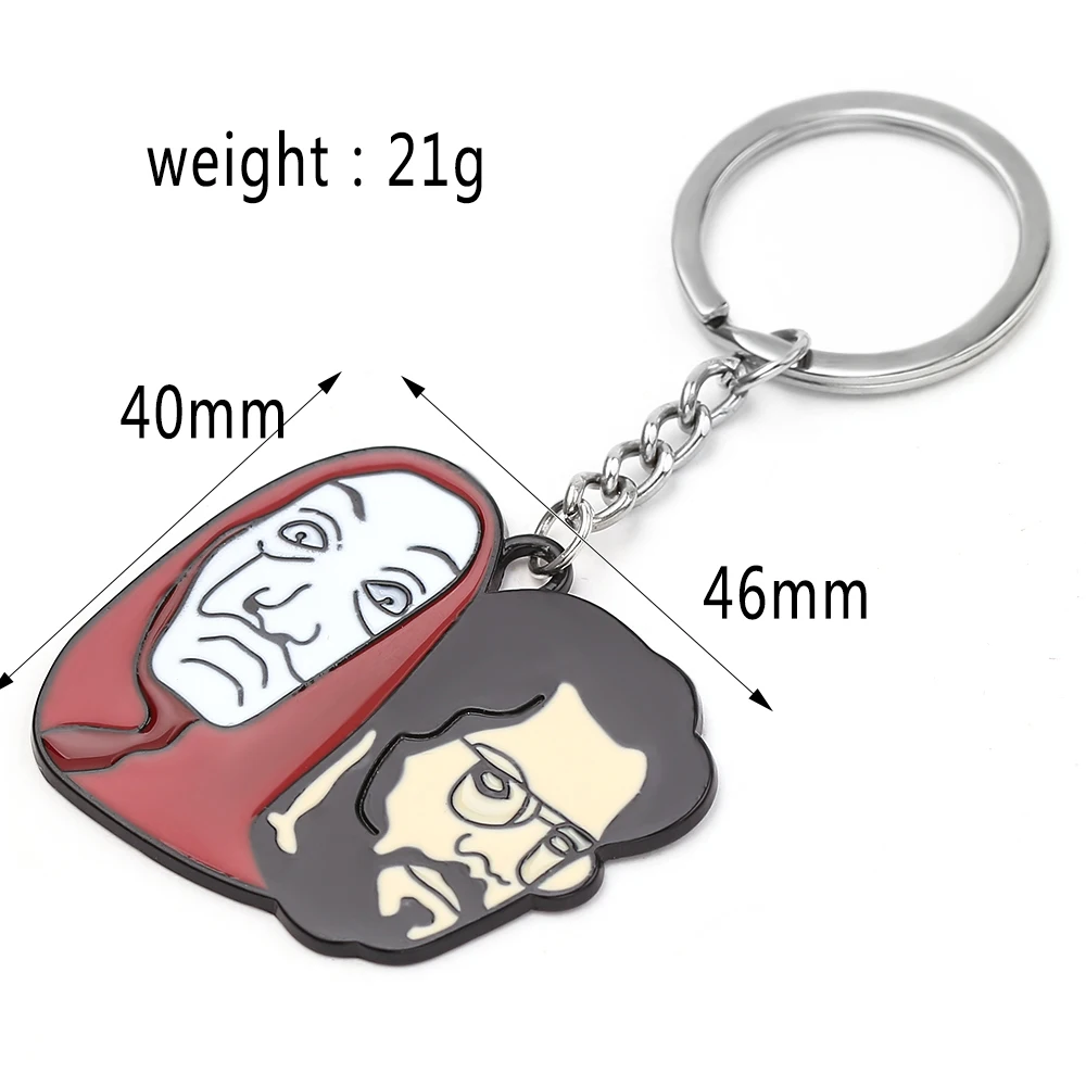 Забавный брелок для ключей Сальвадора Дали профессора бумажного дома добычи