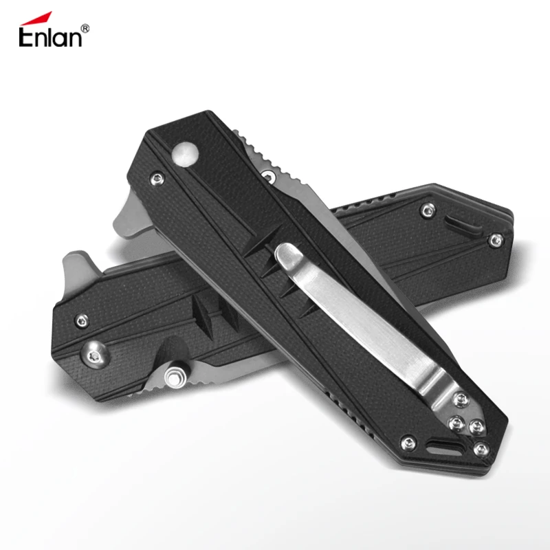 Мини-подарок складной нож Enlan EW107 с рукояткой G10 походный охотничий спасательный
