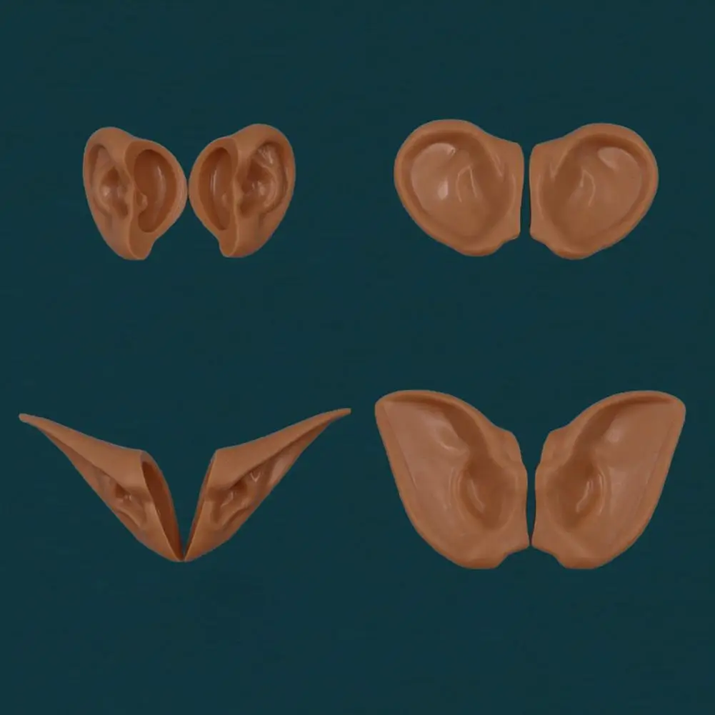 1 пара Ангел с рисунком эльфов и уши эльфа для кукольная поддельная уха реквизит