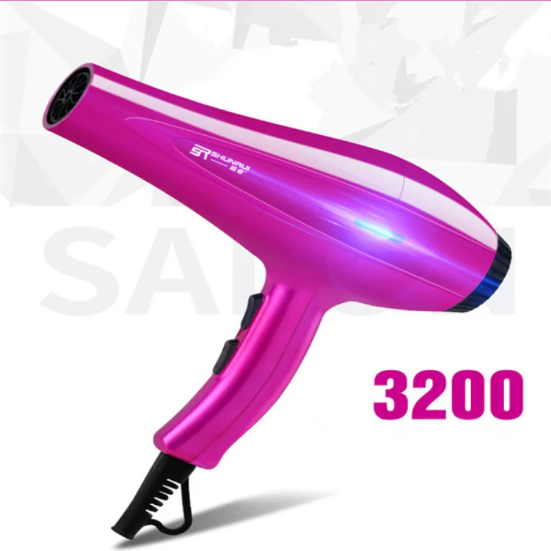 

3200W Portable Hair Dryer Anion No Hair Injury Blow Dryers Professional Hair Blower Quick Drying Machine Electric Blowers 45D