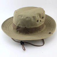 bucket hat safari boonie hat mens panama fishing cotton outdoor unisex summer hunting bob camouflage hats army panama military