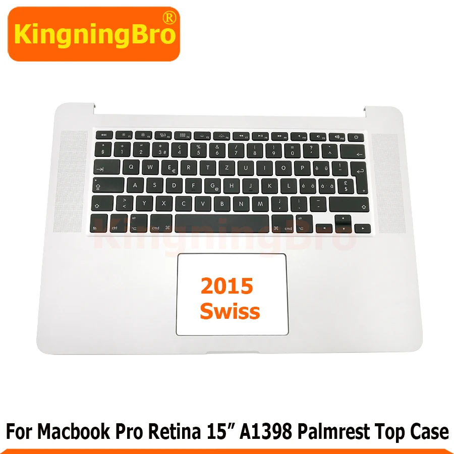 Оригинальный Топ Дело Упор для рук MacBook Pro Retina 15 &quotA1398 Topcase Швейцарский клавиатура