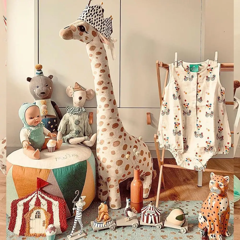 

Игрушка плюшевая в виде жирафа, 45 см