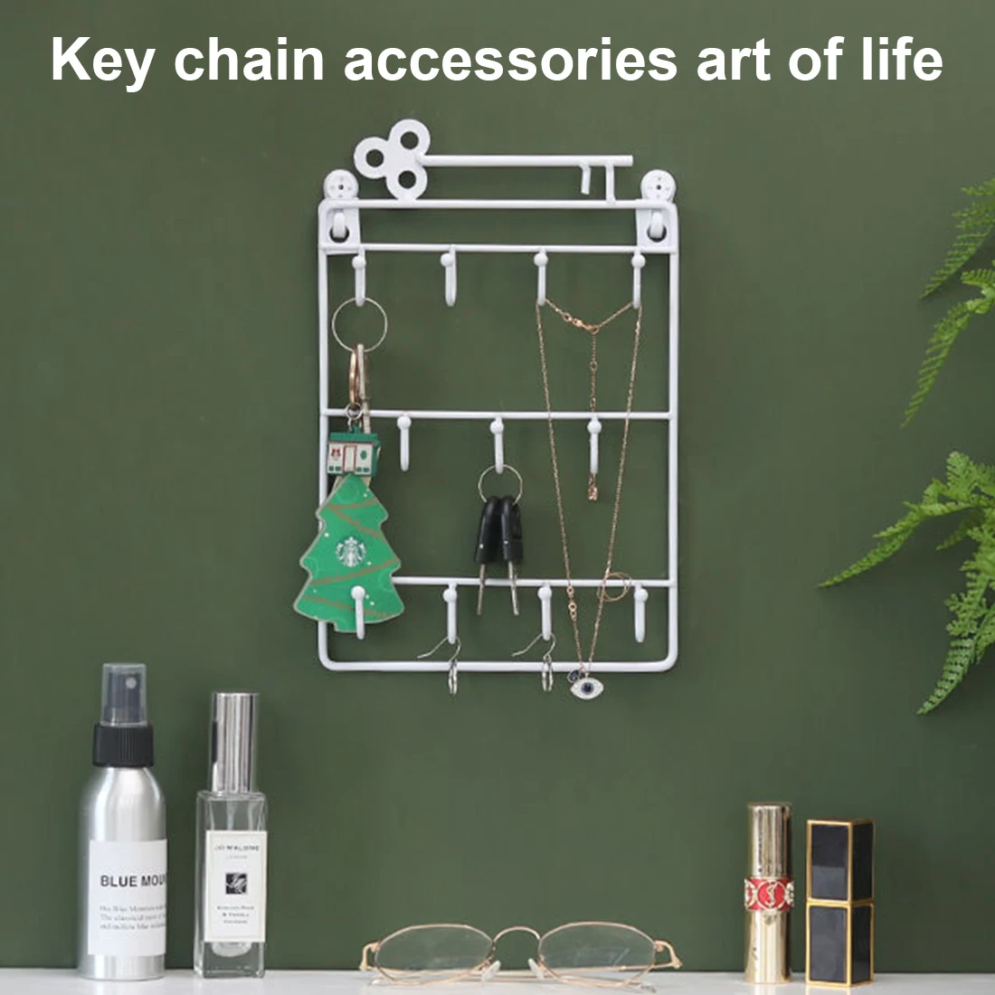 Многофункциональные кованые железные настенные крючки для хранения в