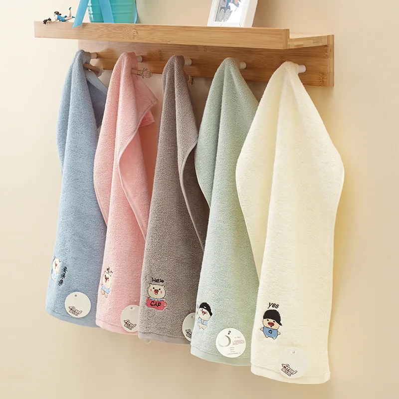 Полотенца прямоугольные из чистого хлопка многофункциональные Мультяшные