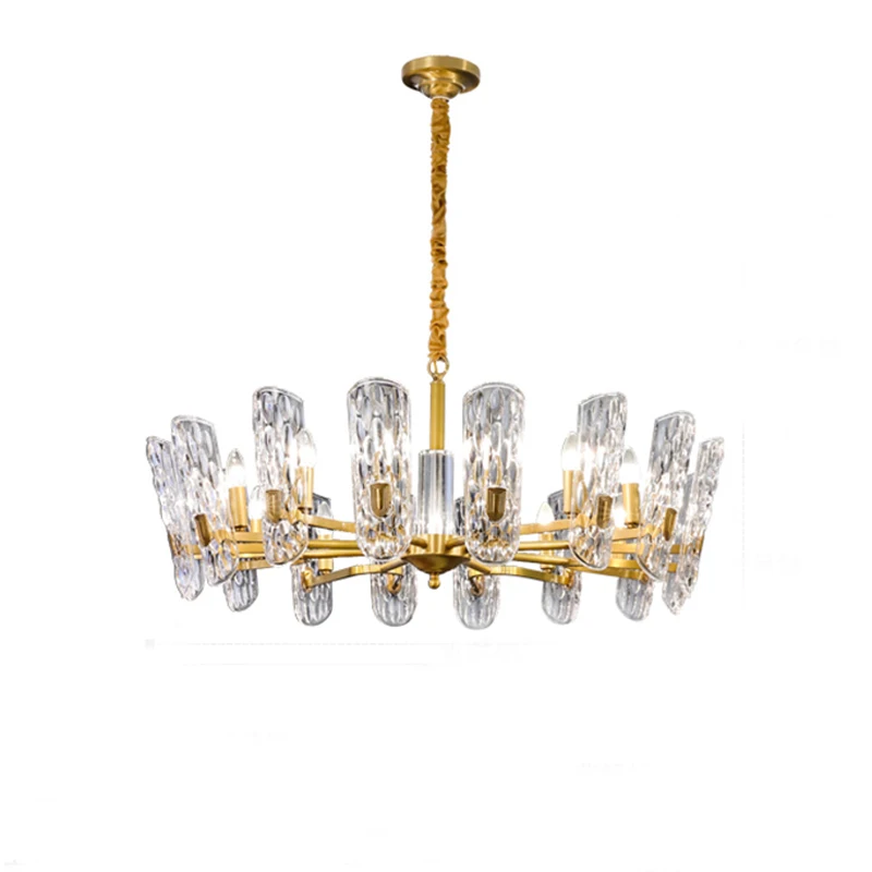 Light luxury modern crystal chandelier creative personality living room new mall showroom restaurant bedro | Лампы и освещение