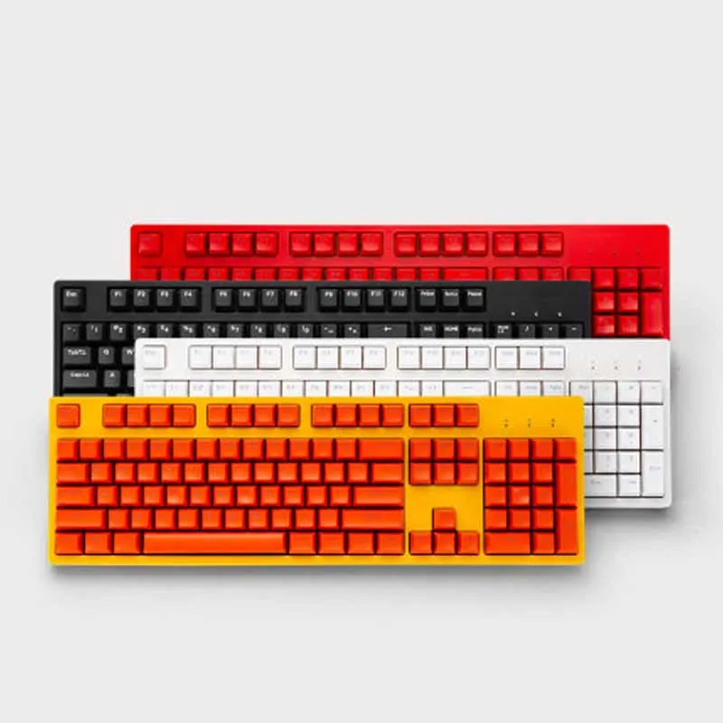 Механическая игровая клавиатура Noppoo с 104 клавишами черная ось подсветкой зеленая