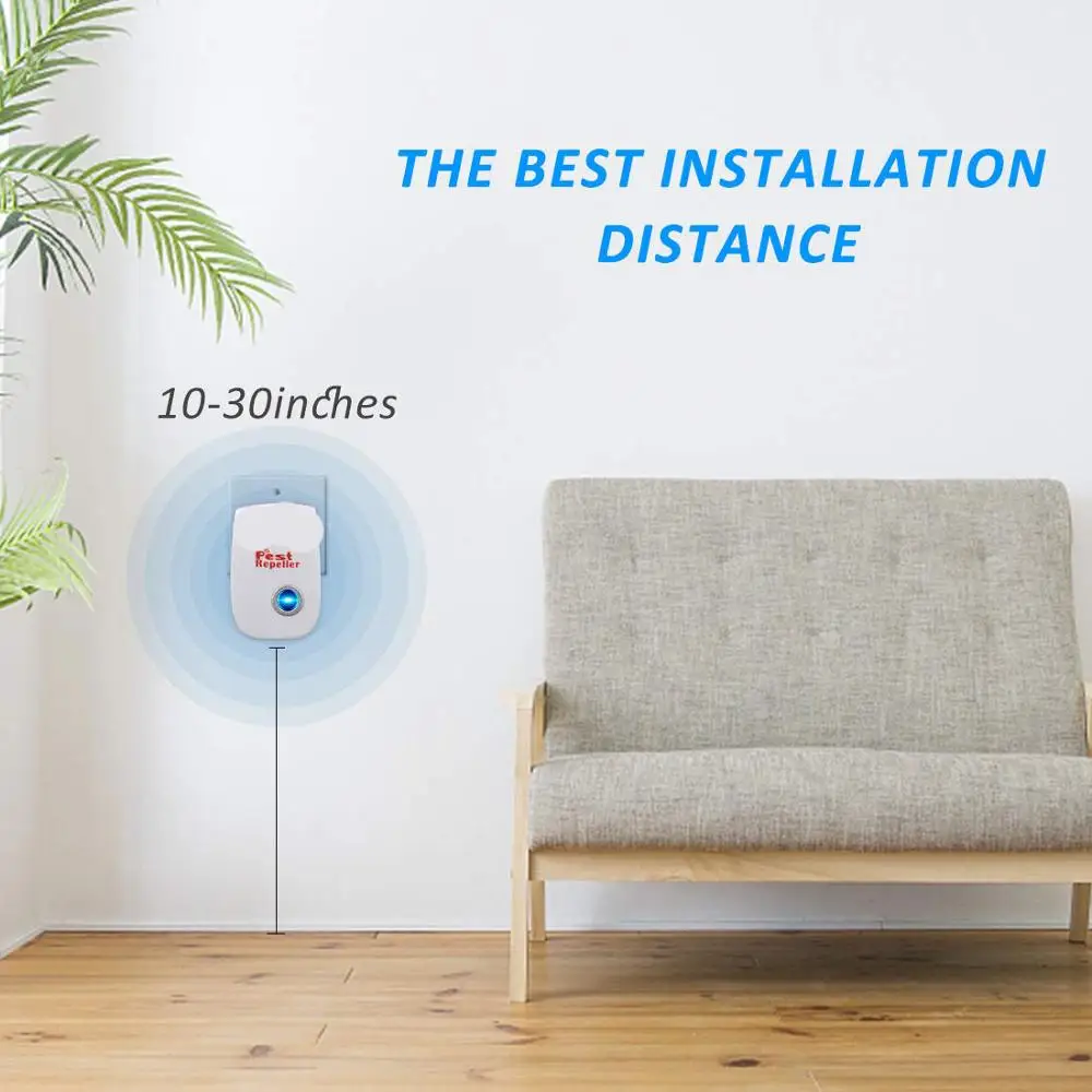 3/6/8 упаковка Ультразвуковой Отпугиватель вредителей Отклонить электронный