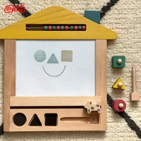 children handwriting toy magnetic drawing board painting writing tablet kids educational wooden toy for baby new year toy