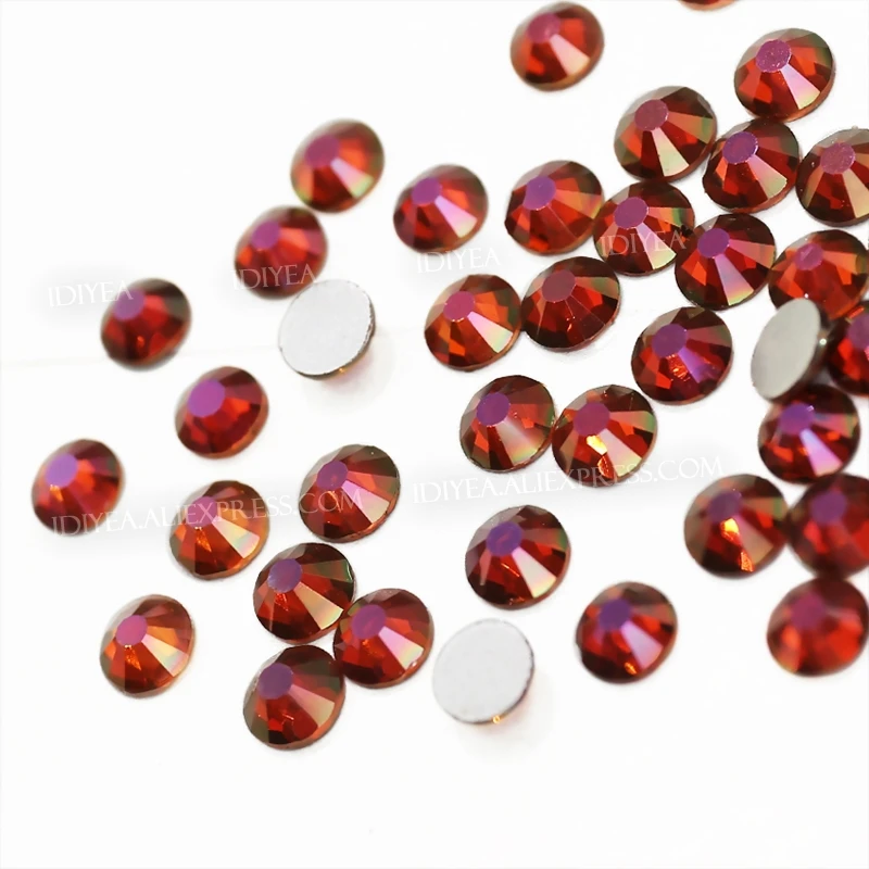 Красное вино SS3-SS30 новые цветные стразы для ногтей аксессуары не Горячая фиксация