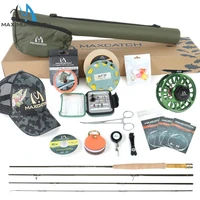 maximumcatch maxcatch v feather fly fishing rod and reel complete kit light weight small stream creek